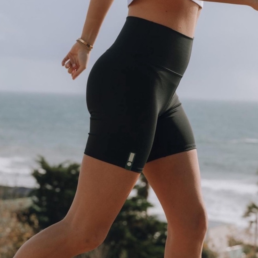 Daily Drills Black Biker Shorts